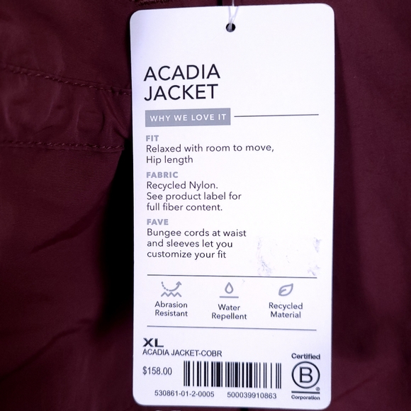 NWT Athleta Acadia Jacket XL - Picture 10 of 11
